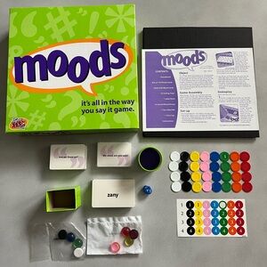 VINTAGE Moods Game COMPLETE Hasbro 2000 Adult Cards Party